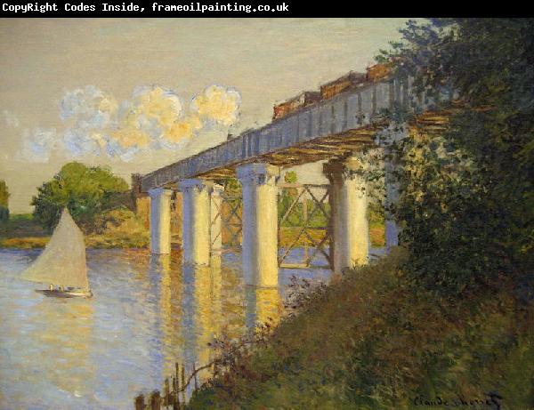 Claude Monet The Railway Bridge at Argenteuil